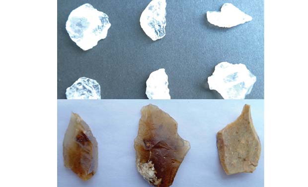 Some of the stone age tools discovered at Ariyalur and Perambalur districts. Some of the stone age tools discovered at Ariyalur and Perambalur districts.